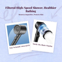High-pressure detachable shower head