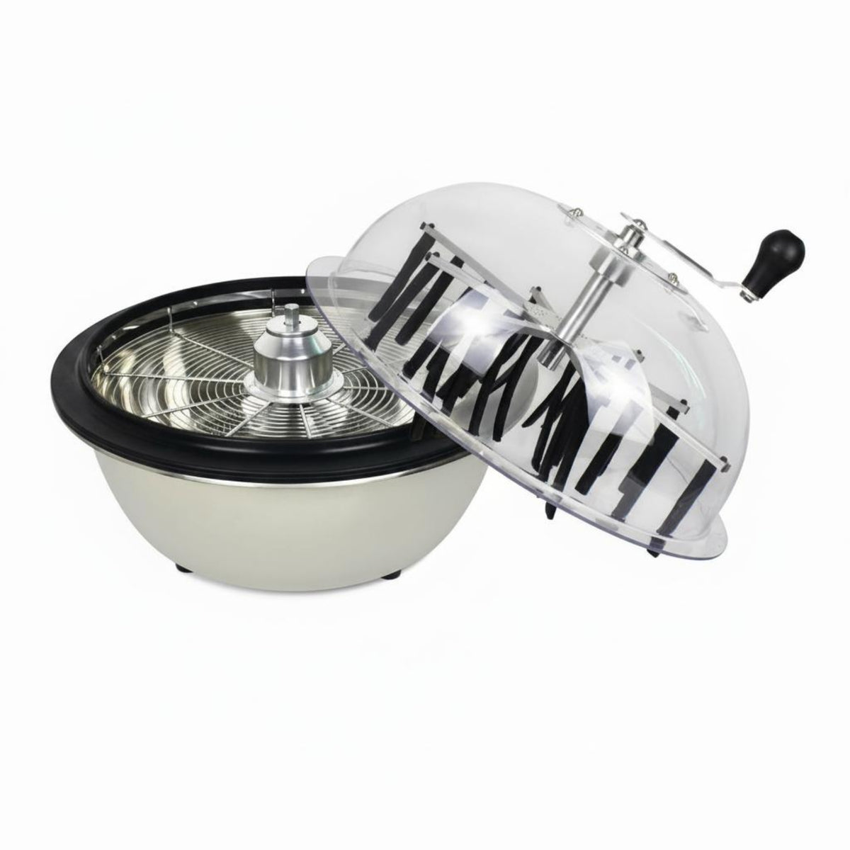 Manual Leaf Trimmer Non-Slip Base Harvesting Container Trimmer Domed Top