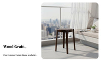 Square Wooden Stool Nordic Design Long Bench Versatile Use for Adults