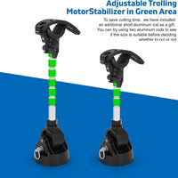 Trolling Motor拖曳马达器支架固定拖曳马达轴减少反弹船用安装架