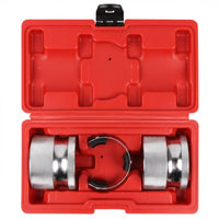 14 Pieces Storage Case Included Fork Seal Driver Kit Heavy Duty Motorcycle Oil Seal Installer Non-Slip Grip for Mechanics, DIY Enthusiasts, Workshop, Garage