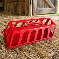 Chicken Feeder For Chicks & Poultry Porous Feeding Tray Durable Polymer Green For Poultry Farms & Gardens