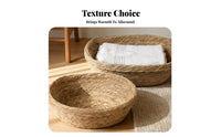 Hand-Braided Storage Bowl Handmade Organizing Bin Decorative for Office, Parents