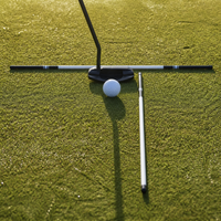 Golf Alignment Stick Training Aid Set for Putting and Swing Correction