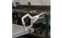 Secure Hold C-Clamp Locking Pliers Heavy Duty Adjustable Vise Grip Pliers Quick-Release Locking C-Clamp Forged Steel for Welders, Woodworkers, Metal Joining, Woodworking, Workshop