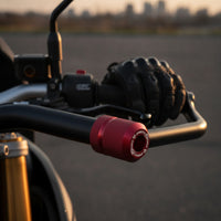 Guard Bar End Plugs 32mm Guard Bar Plugs with Knurled Surface Machined Colored Plug for Motorcyclists