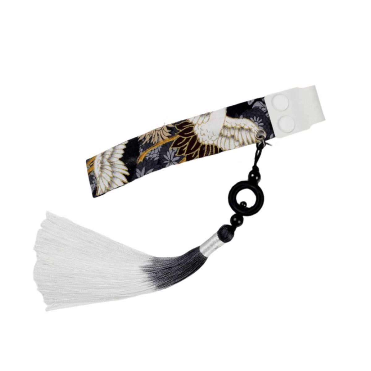 Keyboard Decorative Strap Traditional Pattern Keyboard Tassel Pendant Curved Fit Design Computer Accessory for Gaming Enthusiasts, Office