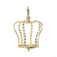 Costume Accessory Special Occasion Elegant Gold Metal Crown
