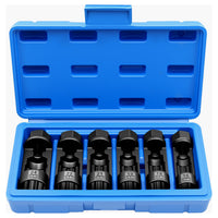 6-Piece Suspension Strut Tool Porsche Shock Absorber Top Strut Disassembly Socket Wrench Tool