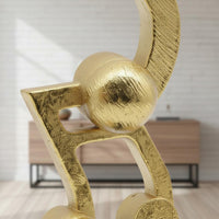 Music Note Sculpture Artistic Treble Clef Sculpture Elegant