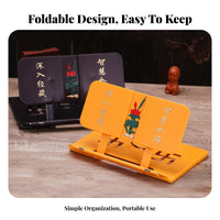 Foldable Scripture Holder Stable stability Adjustable Wooden perusing Stand