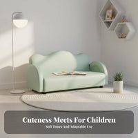 Plush Character Seat Cute Cartoon Design Upholstered Mini Sofa Long-Lasting Construction Easy to Clean for Preschoolers