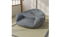 Pressure Relief Memory Foam Zafu Soft Textile Cross-Legged Floor Seat for Meditators, Home