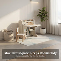 Bean-ShapedShaped Toddler Table Childwelcoming Design Toddler Desk and Seating Set
