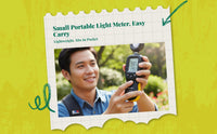 Digital light meter for indoor use