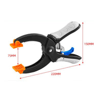 Duty Carpentry Clamp Micro-Adjustment Locking Ratchet C-Clamp Non-Marring Pads Clamping Tool for Garage