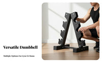 Commercial Grade Dumbbell Storage Rack Heavy-Duty Tiered Weight Rack Multi-Tier Design Unrestricted Weight Stand Space-Saving for Gym Owners