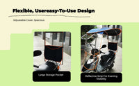 Electric Motorcycle Rain & Sun Shield, Stainless Steel