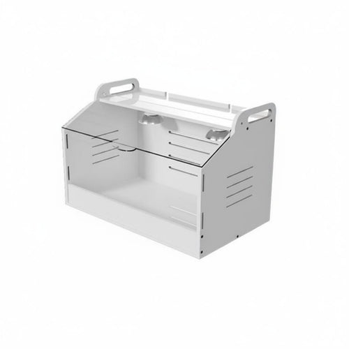 Breeding Incubator Box Transparent Top Brooding Chamber Slanted Front Opening