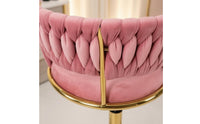 Tufted Swivel Chair Padded Tufted Office Chair Cushioned Seating Adjustable height