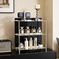 3-Tier Stainless Steel Desktop Organizer Rack