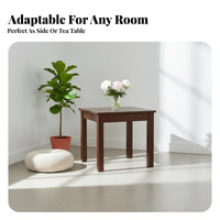 Four-Legged Square Wooden Table Minimalist Design Household Furniture for Office