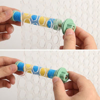 Ceramic Bird Perch, Frosted Surface for Nail Trimming, Clamp-on Parrot Perch for Budgie and Cockatiel, Small Bird Perch Accessory