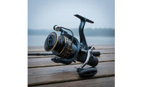 Precise Gearing System European Carp Fishing Reel Left Right Interchangeable Handle Double Drag Fishing Reel Stainless Steel Ball Bearings Fluid Line Release