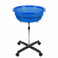 Large Capacity Table Tennis Collector with Wheels Mobile Table Tennis Ball Holder Cart Wheeled Table Tennis Ball Basket Rolling for Coaches, Trainers