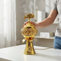 Electric Aroma Burner Compact Size Home Decor Vintage Look for Festival