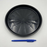 Plant Pot Saucer with Ridged Flower Pot Base and Plant Saucer, Flat Edge Pot Tray for Contemporary Balcony Garden Decor
