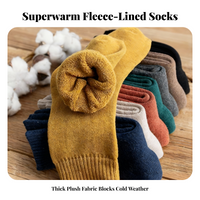 Men's Center-calf Socks, Thick Warm, Breathable, for Work