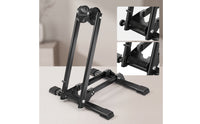 Stable Cycle Parking Stand Portable Foldable Bike Stand Long-Lasting Freestanding Cycle Holder Adjustable for Cyclists, Riders, Garage