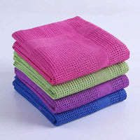 Microfiber Glass Cleaning Cloth and Microfibre Cleaning Cloths for Kitchen and Bathroom, Lint and Streak Finish