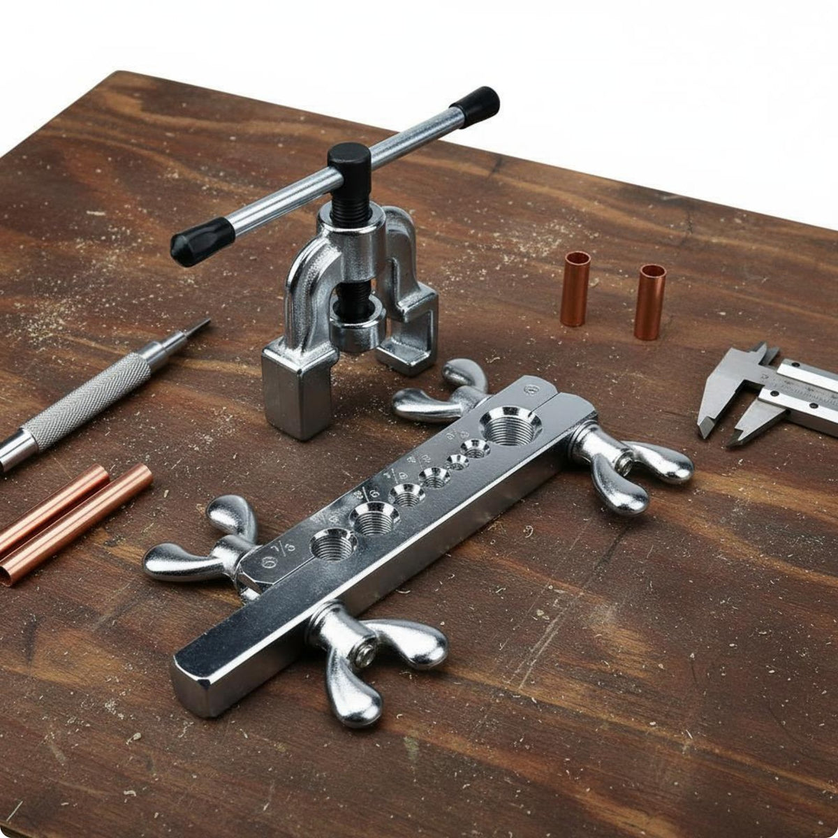 2 Pieces 45 Degree Tube Flaring Tool Consistent Walls for Air Conditioning