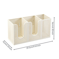 Cup Holder with Straw Organizer Countertop Cup and Lid Organizer Partitioned