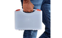 Electronic Parts Organizer Box PP Divider Box Portable Handle Screw Storage Case for Garage
