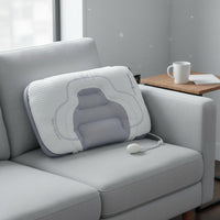 Inflatable Neck Pillow Breathable Sleep Accessory Ergonomic Design for Adults