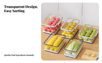 6 Pieces Partitioned crispKeeping Box Removable separaters for Pantry, Homemakers