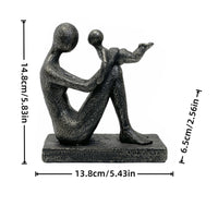 Modern Art Decor Statue Speckled Finish Modern Human Sculpture Eye-Catching
