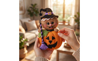 Felt Figure Handmade Felt Ornament Freestanding Stuffed Ornament for Halloween, Table Decor