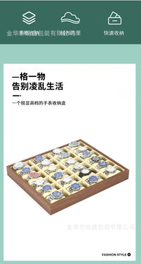 Watch Storage Tray Display Stand for Watches, Bracelets, Jewelry, Counter Display