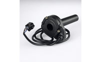 Electronic Full Twist Throttle Wired Handlebar Grip with Wire Rubberized Twist Throttle Plug and Play for Builders, Commuters, Electric Bikes