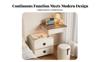 elevatingTop Vanity Nightstand Sturdy Construction for Study, Homeowners, Students