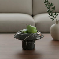 Marble Bowl Centerpiece Marble Serving Bowl Versatile Decorative Stone Tray for Entryway