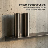 Industrial Style Metal Vase