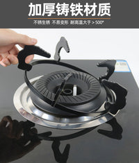 Cast Iron Gas Stove Burner Grate, Rectangular, Anti-Slip, for Home Use