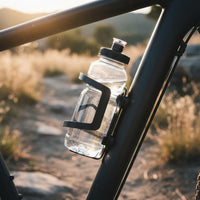 Anti-Vibration Bike Water Bottle Holder Secure Grip Aluminum Alloy Bottle Holder Lightweight Easy Installation for Mountain Biking, Outdoor