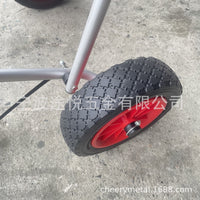 厂家供应便携皮划艇拖车实心胎冲浪板拖车橡皮艇帆船拖车跨境直供