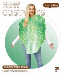 恶搞蔬菜白菜肉香蕉套装 cosplay服装演出服 化装舞会万圣节服装